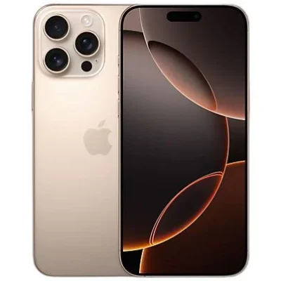 Apple iPhone 16 Pro Max, Titanio Desierto, 256 GB, 5G, 6.9 » OLED Super Retina XDR, Chip A18 Pro, iOS