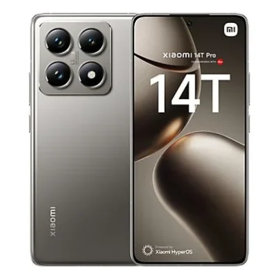 Móvil – Xiaomi 14T Pro, Gris Titanio, 512 GB, 12 GB RAM, 6.67″ 1.5K, Mediateck Dimensity 9300+, 5000 mAh, Android-HyperOS