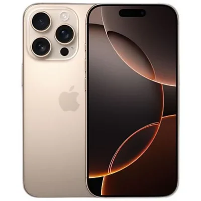 Apple iPhone 16 Pro Max, Titanio Desierto, 256 GB, 5G, 6.9  OLED Super Retina XDR, Chip A18 Pro, iOS