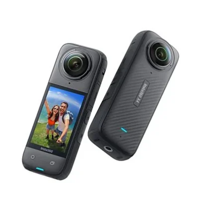 Cámara deportiva – Insta360 X4, 8K, IPX8, Edición con IA, HDR Activo 360°, Negro