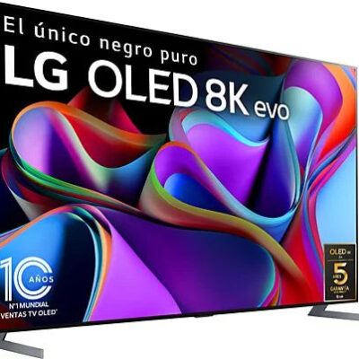TV OLED 77 – LG OLED77Z39LA, OLED 8K, Inteligente α9 8K Gen6, Smart TV, DVB-T2 (H.265), Negro