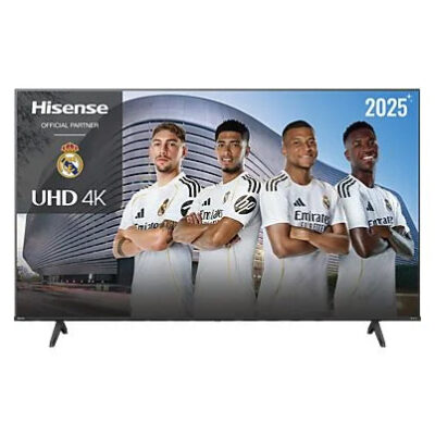 TV LED 55 – Hisense 55A6Q, UHD 4K, Quad CoreMT9603, IA 4K Upscaler, Modo Juego Plus, Control por voz, Negro